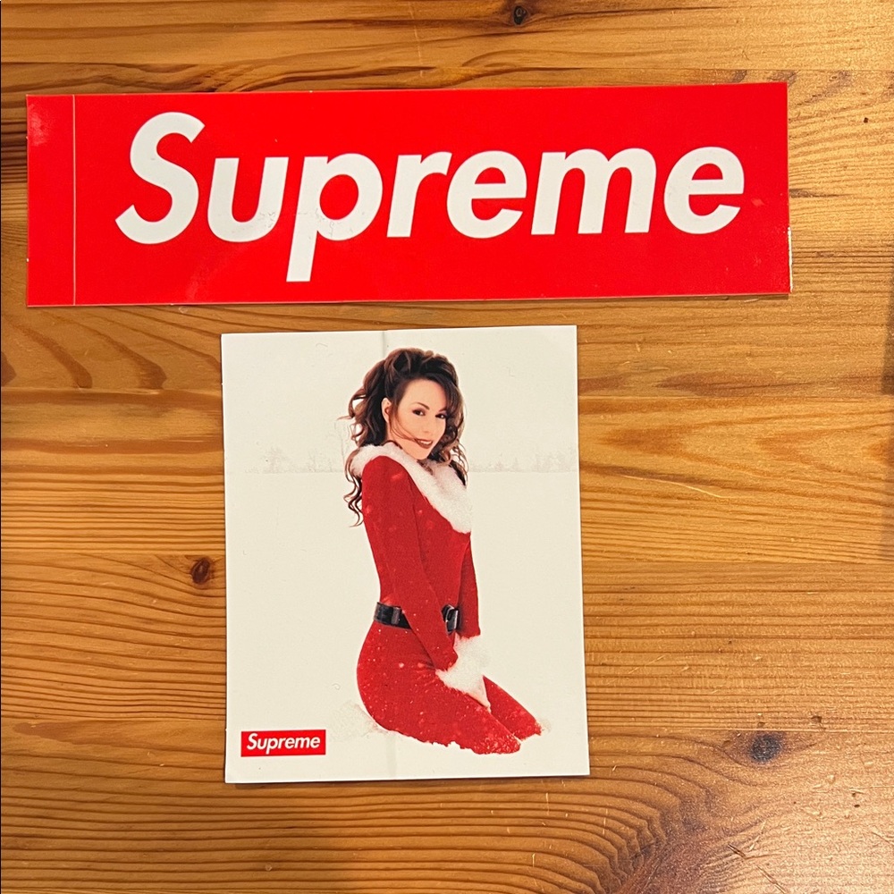 Supreme Classic Mariah Carey Holiday Sticker Duo
